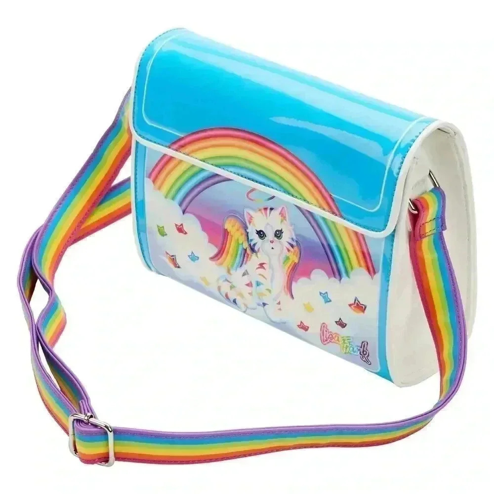 NWT Loungefly Lisa Frank Angel Kitty Crossbody Bag - Picture 3 of 7